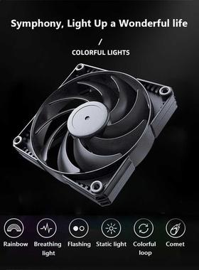 NEW 120/140mm PC Case Fan 4-Pin PWM Cooling Fan Silent with