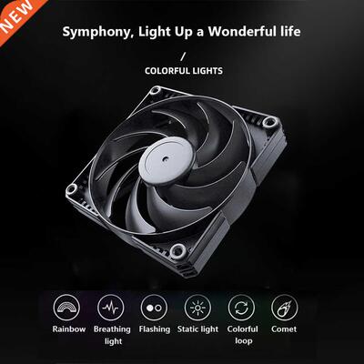 NEW 120/140mm PC Case Fan 4-Pin PWM Cooling Fan Silent with