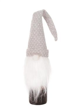 Adorable Wine Bottle Cover Artificial Beard Christmas Decor