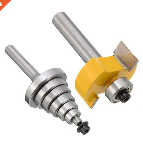 7Pcs 1/4 Inch Shank Carbide Steel Rabbet Router Bit Milling