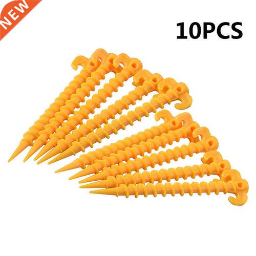 10PCS Plastc Tent Hook Stakes Campng Tents Accessores Gro