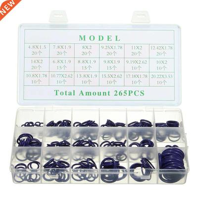 265Pcs Seal O-ring Gaskets Set Air conditioning RubberWasher