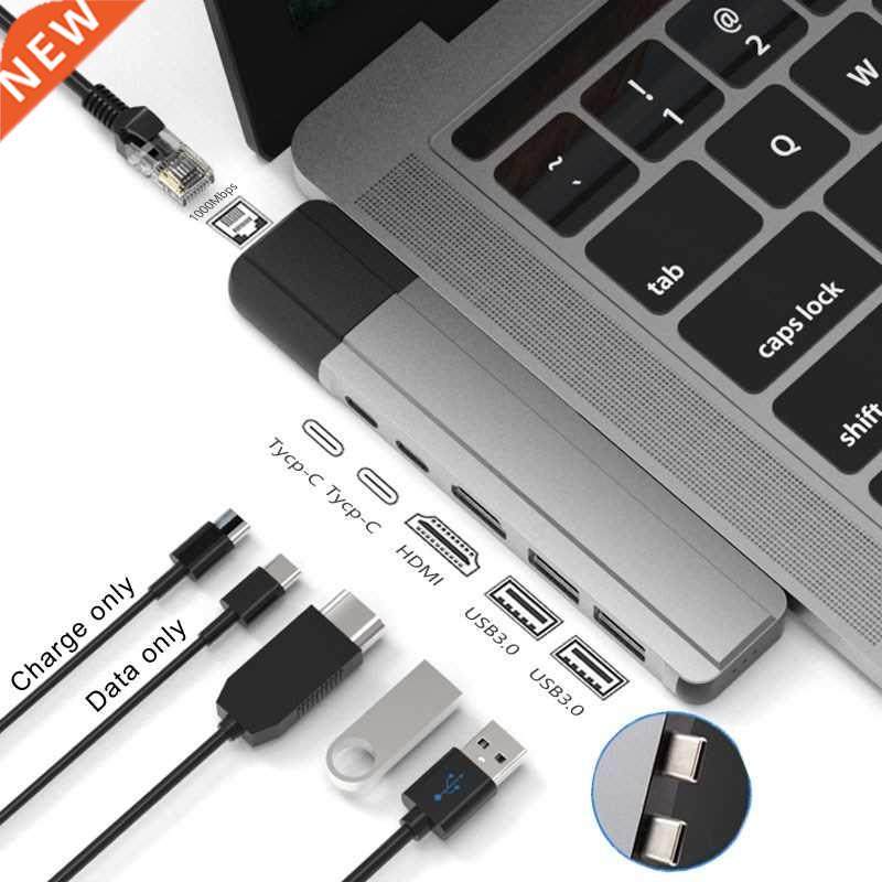 SB C Hub for Macbook Pro/Air with HDMI Gigabit Ethernet Rj45