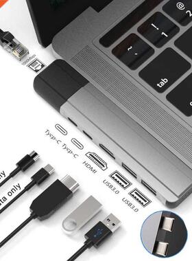 SB C Hub for Macbook Pro/Air with HDMI Gigabit Ethernet Rj45