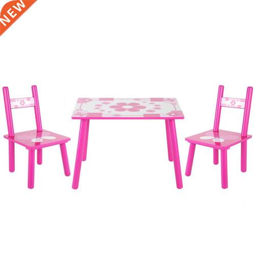 Childrens Wooden Table and Chair Set 适用于 Kids Childs Stud