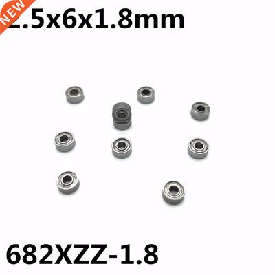 10Pcs 682XZZ-1.8 2.5x6x1.8 mm Deep groove ball bearing Minia