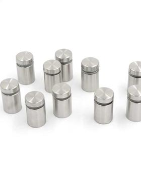 10pcs Zilver Tone Rvs Mount Advertentie Bevestigingen Roestv