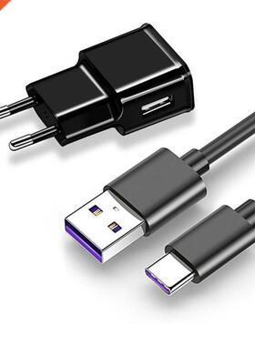 Fast Charger Adapter With Micro USB Type C Data Sync Cable