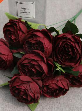 10 heads artificial peony flower flowers fake bunch flower a