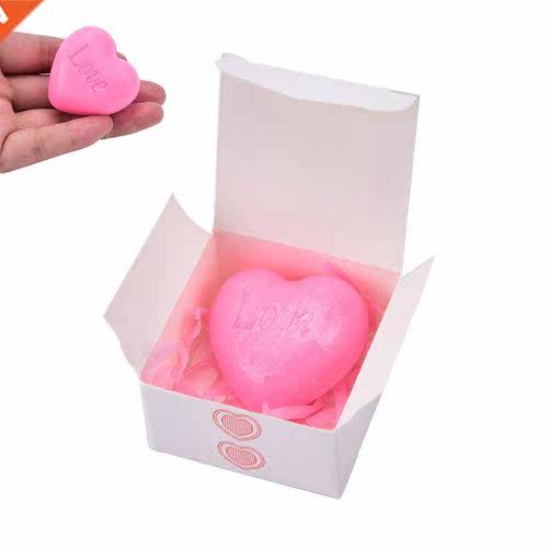 1pc Soap Handmade Love Heart-shaped Design Bath Soap Wedding