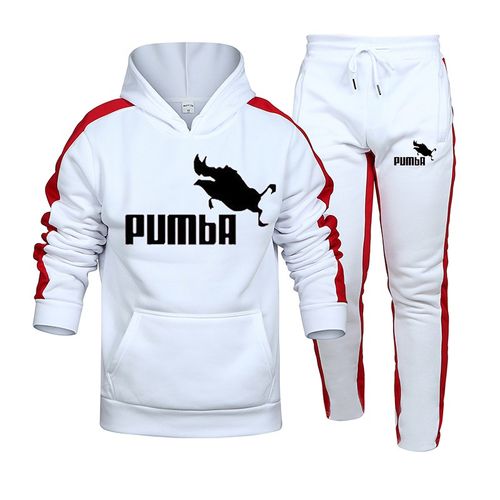 2021New Adios Men's Autumn Winter Sets Zipper Hoodie+Pants P