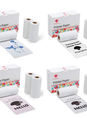 Phomemo Self Adhesive Transparent Thermal Paper Printable S