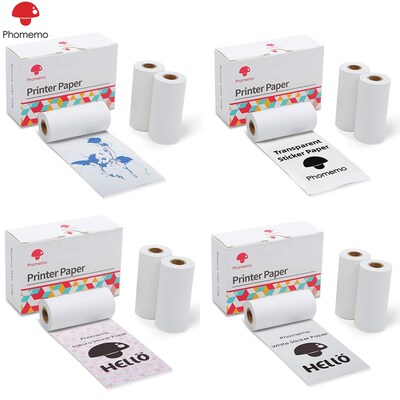 Phomemo Self Adhesive Transparent Thermal Paper Printable S