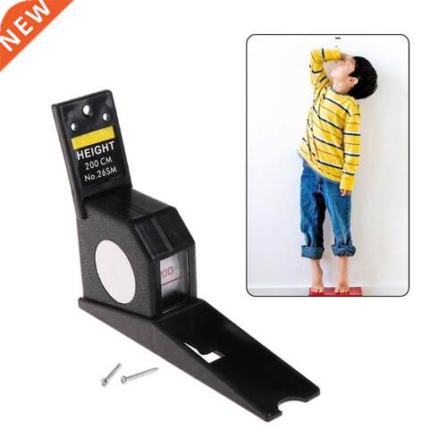 Body Height Rod Wall Mounted Height Meter Roll Ruler Growth