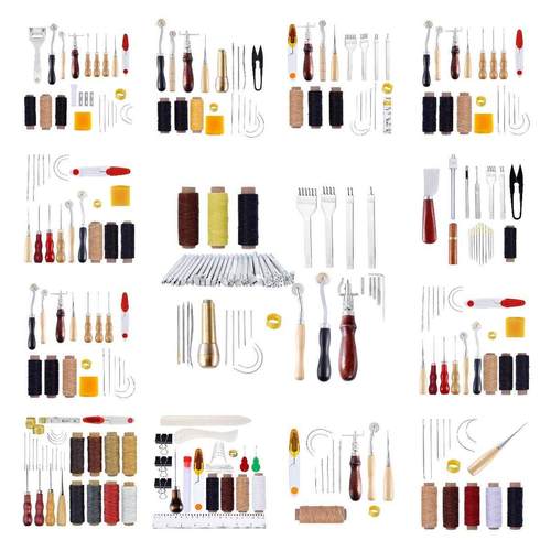 Professional Leather Craft Tools Hand Sewing Stitching Punch