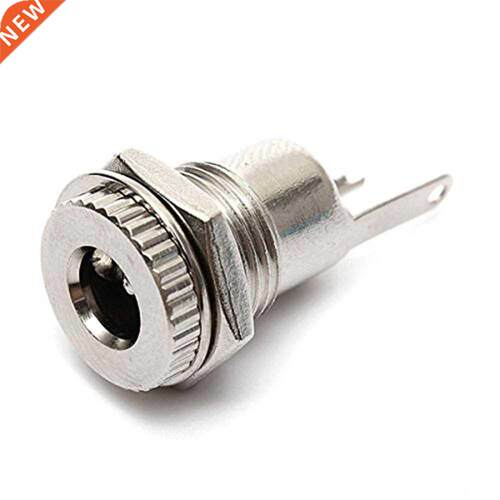 Pcs 5.5 mm x 2.1mm DC Power Jack Socket Female Panel Mount