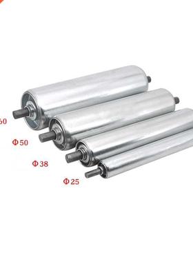 1PCS Galvanized Gravity Roller Conveyor 25/28/50/60*200/300/