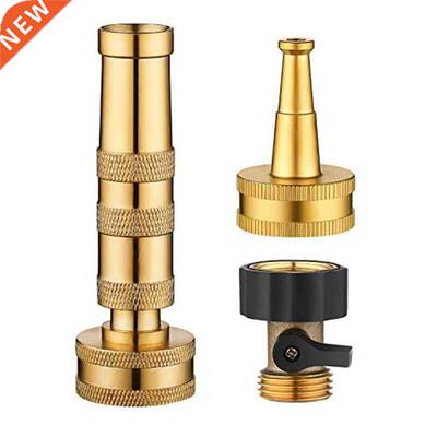 Adjustable Hose Nozzle And Jet Sweeper Nozzle Set Include Tw