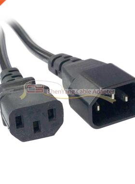 1.8m Male to Female PC Power Extension Cord Cable Wire IEC3
