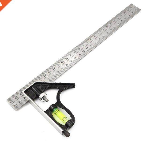 300Mm Adjustable Combination Angle Ruler 45 / 90 Degree With