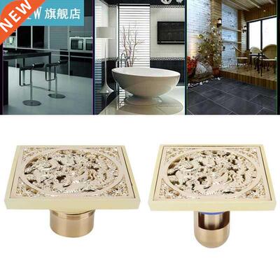 10X10cm Copper Floor Drain Anti Odor Deodorant Toilet Bathro