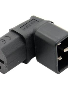 Right Angled IEC Adapter, Up Angled IEC 320 C14 to C13 for L