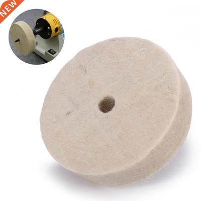 Mayitr 3 Inch Round Polishing Wheel Felt Wool Buffing Polish