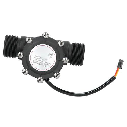 YF-G1 DC-24V Hall Flowmeter Flow Sensor Water Flowmeter Cou