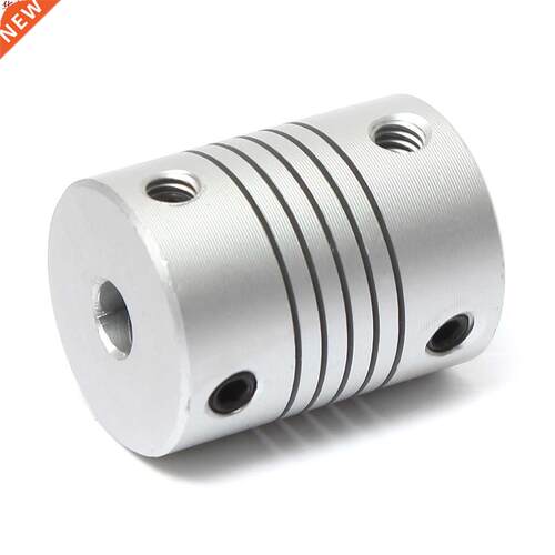 5mm x 6mm Aluminum Flexible Shaft Coupling OD19mm x L25mm CN