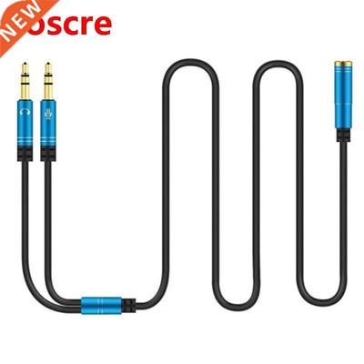 Headphone Splitter Cable for Computers, 3.5mm Jack Cable Spl