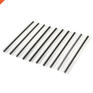 10x 2.54mm Connectors 40 Pin Male Single Row Pin Header Str