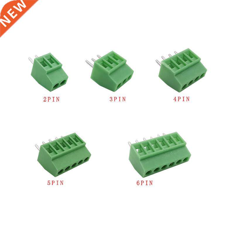 5/10Pcs KF128 2.54mm 2/3/4/5/6Pin PCB Screw Terminal Blocks