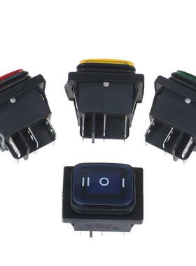 1PC 0A/250V 6Pin Waterproof Auto Boat Toggle Rocker Switch
