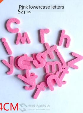 XICC 50pcs Digital Letters Wool Felt Pads Fabric Crafts Name