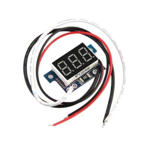 Digital Mini Ammeter Ammeter of power indicator LED Red 0-5A