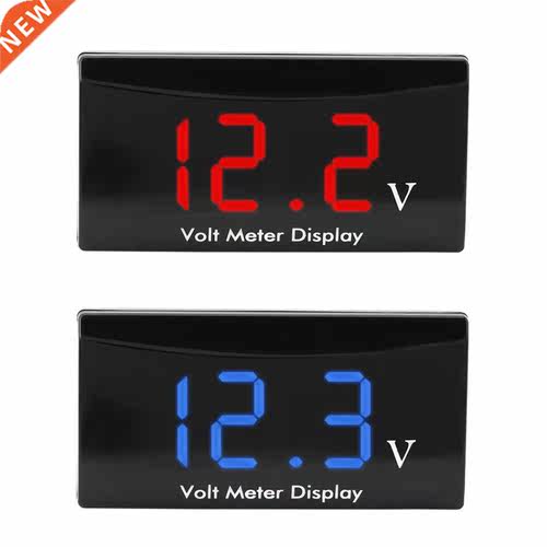 DC8V-16V Car/ Motorcycle LED Display Voltmeter Meter Voltage