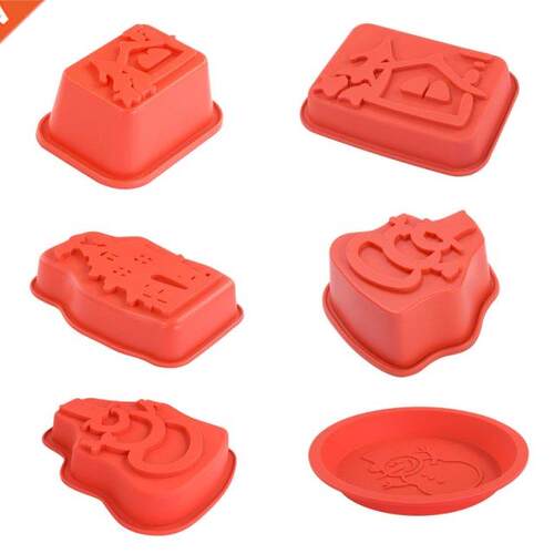 Baking Pan Christmas Shape Design Cookie Shaping Decorating