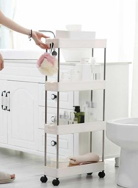 Gap Storage Rack 2/3/4 Layer Kitchen Slim Slide Tower Movabl