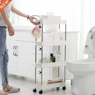 Gap Storage Rack 2/3/4 Layer Kitchen Slim Slide Tower Movabl