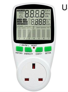Plug Meter To Measure Current Voltage Power Convert To Elect