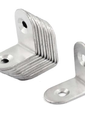 10 Pcs 25mm x 25mm Corner Brace Joint Right Angle Bracket