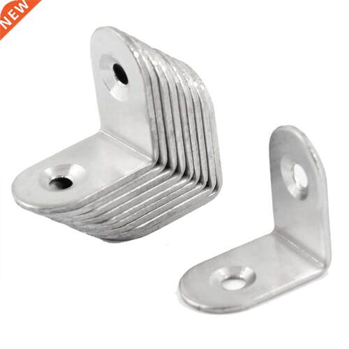 10 Pcs 25mm x 25mm Corner Brace Joint Right Angle Bracket
