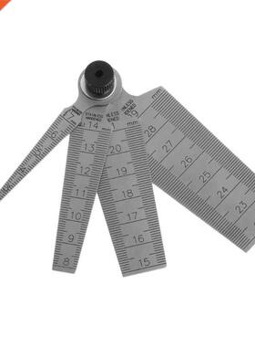 0mm-29mm Gap Hole Measuring Taper Gauge Ruler Depth Inspecti