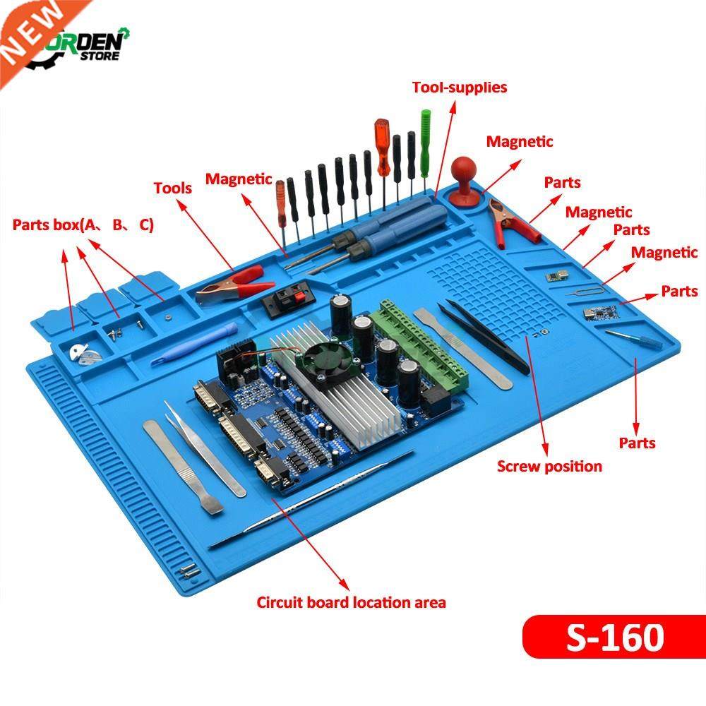 1PCS Heat Insulation Silicone Soldering Mat Anti-static Mat