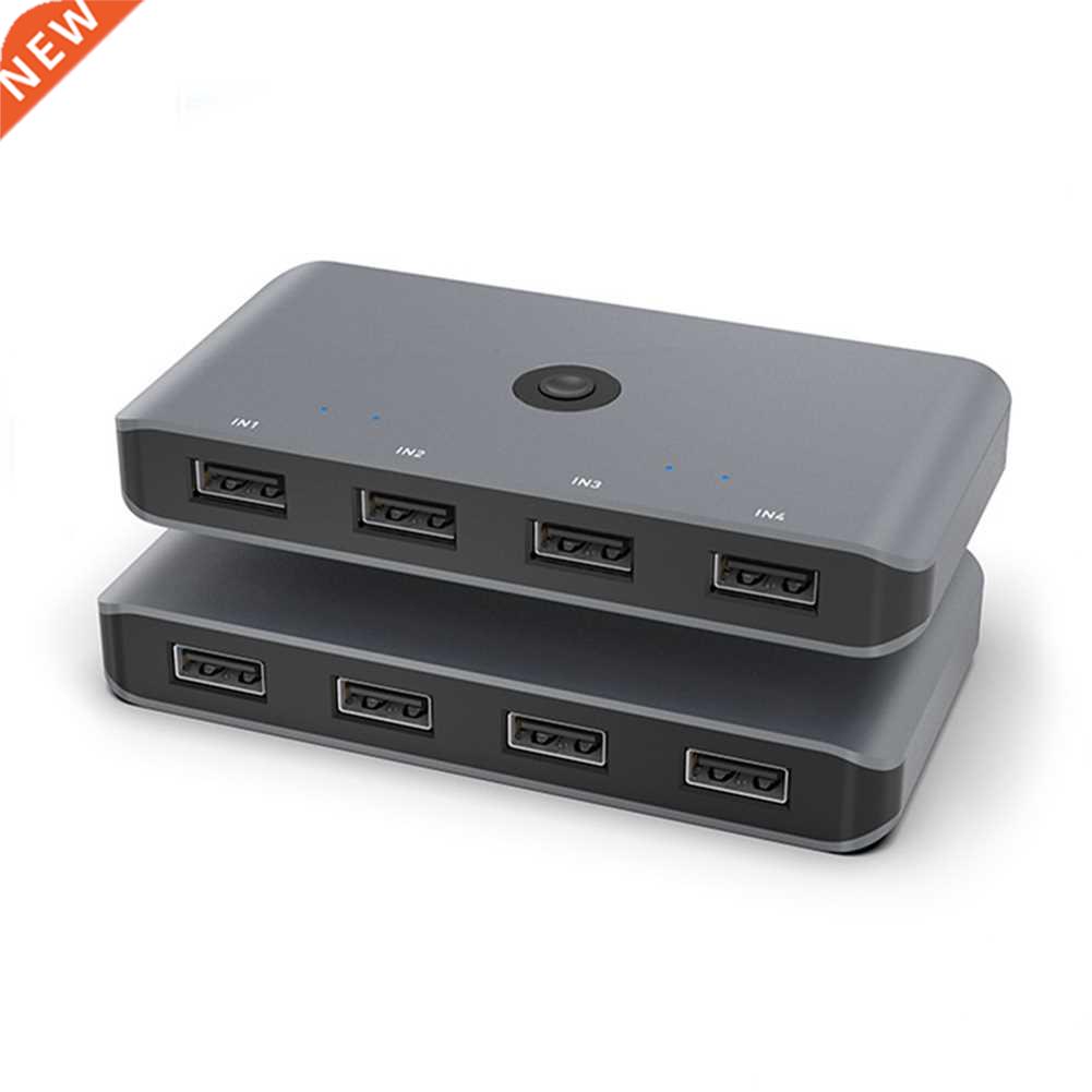 4 Port Sharing 4 Devices KVM Switch Splitter USB 3.0 2.0 Swi