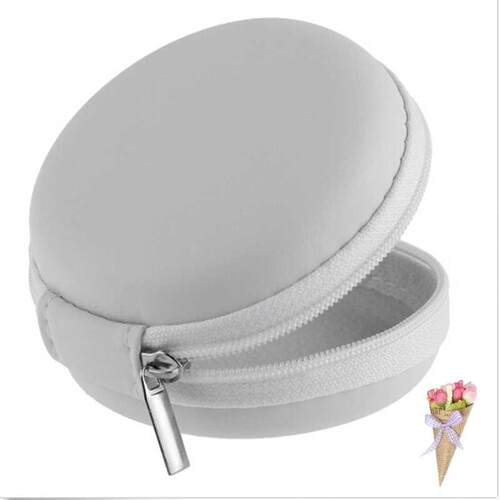 Zipper Data Line Holder Storage EVA Earphone Wire ox Cal