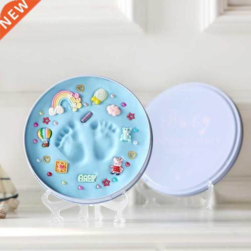 Baby Hand Print Footprint Imprint Kit Handprint Baby Mud And