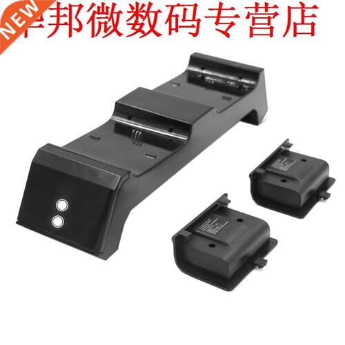 in 1 Dual Poort Opladen Dock 600 mAh 2 Batterijen Oplaadba