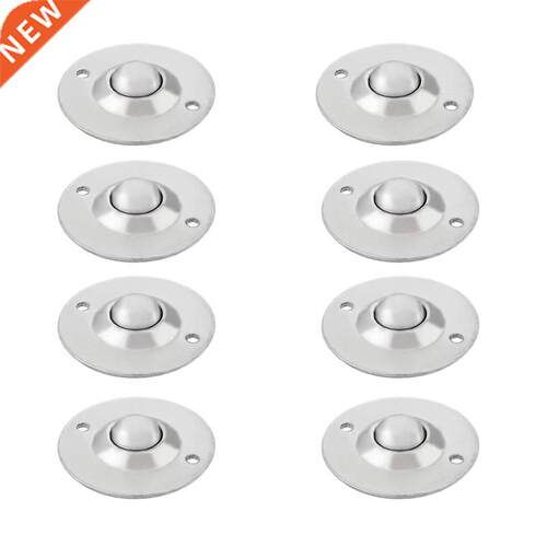 8Pcs CY-16B 5/8-Inch Bearing Steel Roller Ball Flange Convey