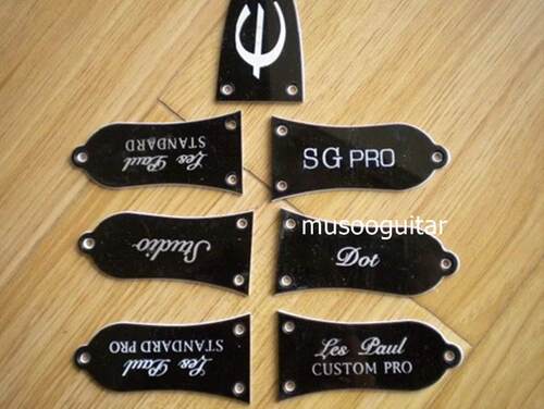 Black Truss Rod Cover Guitar 3 Holes Guitar Parts Accessori